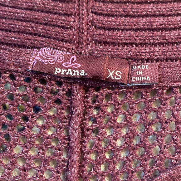 prAna Lima Cardigan in Black Cherry - Picture 8 of 8